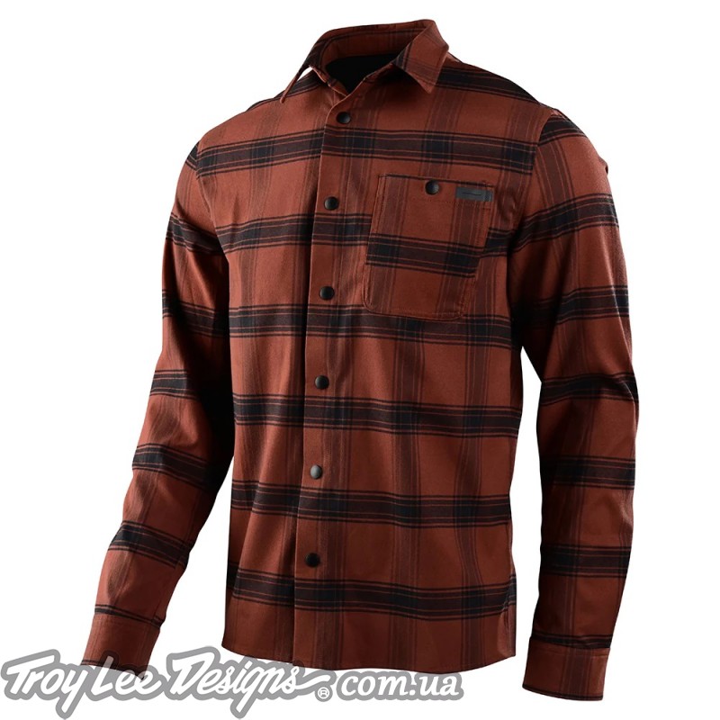 Сорочка TLD GRIND FLANNEL STRIPE [RUSSET]